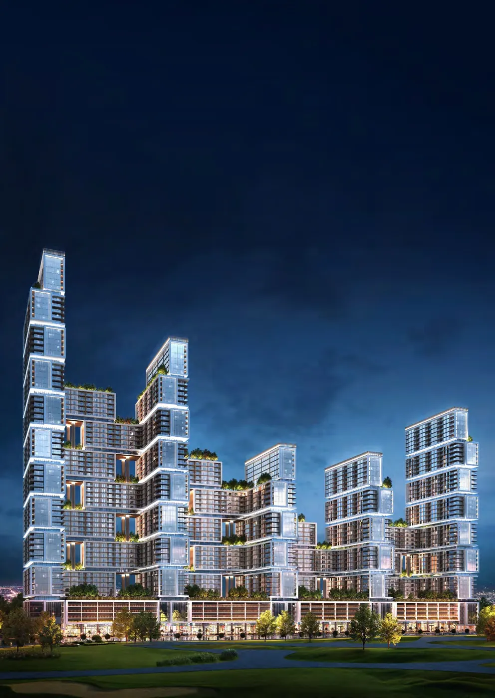 Sobha One towers — official developer rendering