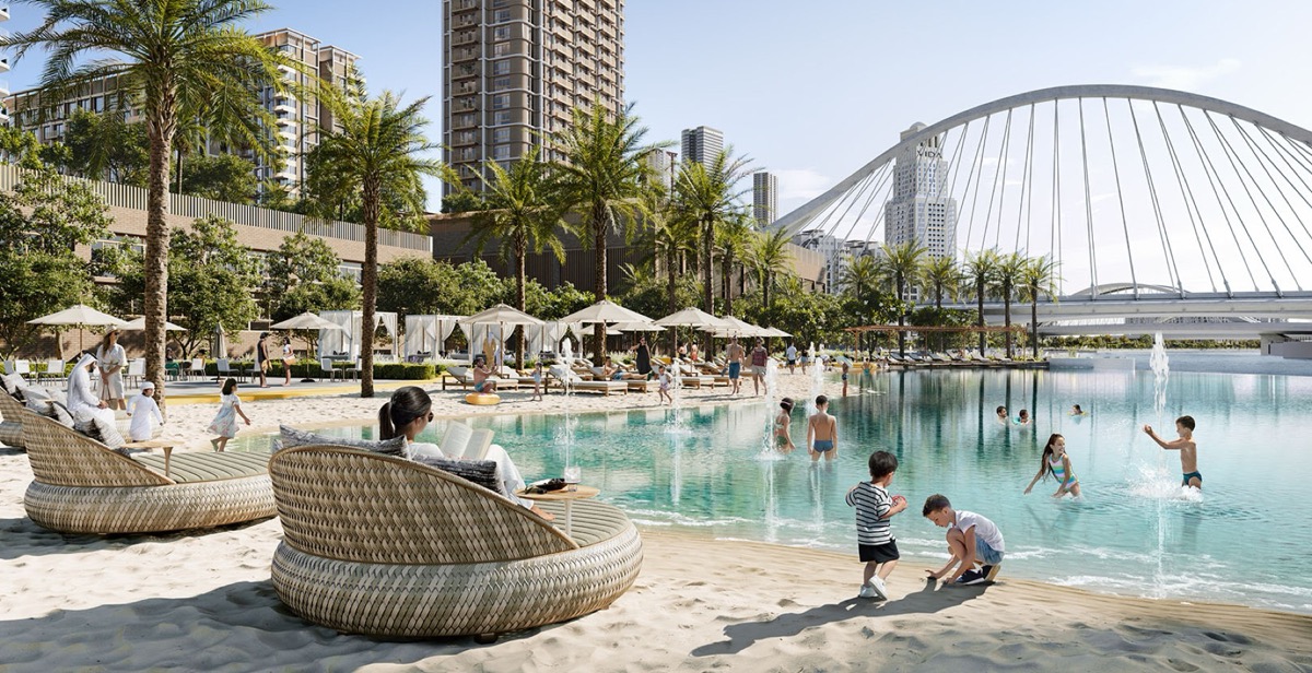 Aeon beachfront apartments at Creek Beach, Dubai Creek Harbour