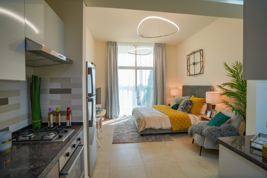 Fitted studio apartment