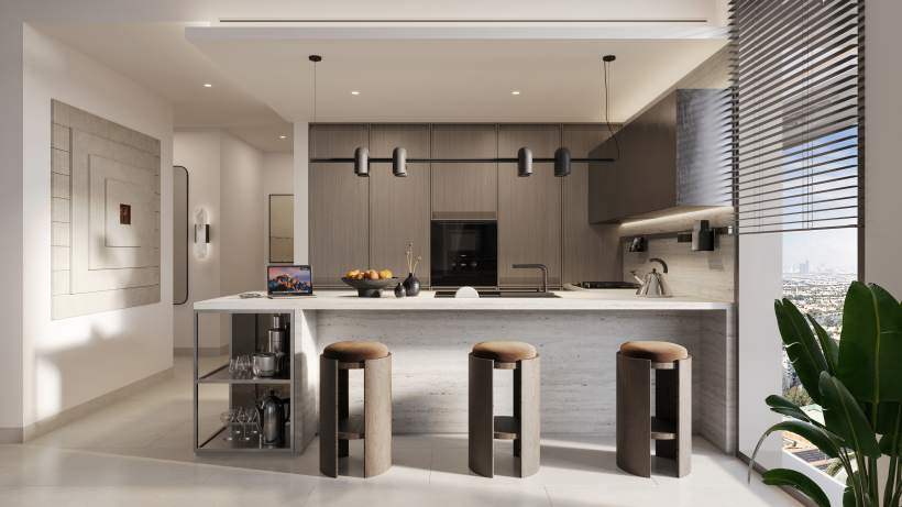 Eltiera Views by Ellington — kitchen render