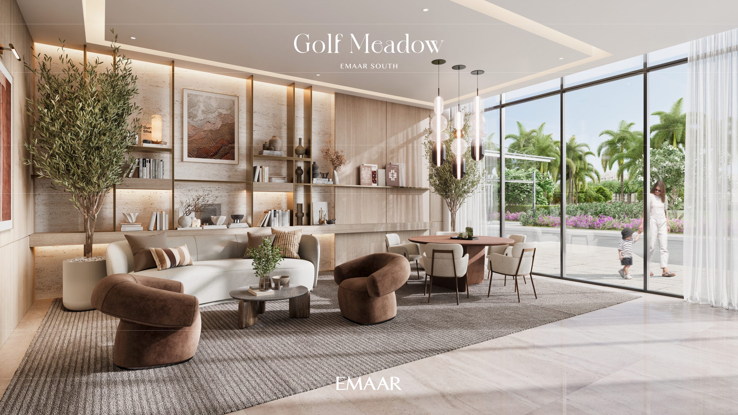 Golf Meadow residential lounge interior
