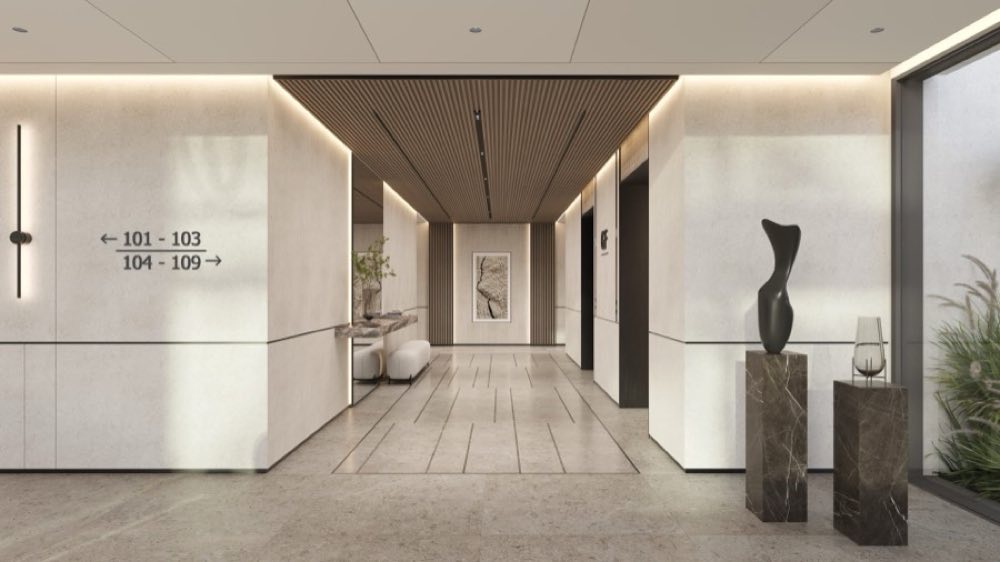 Elara residential lobby