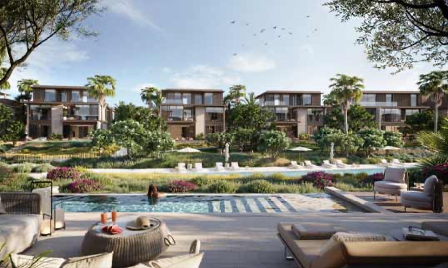 Resort-style poolside within the community