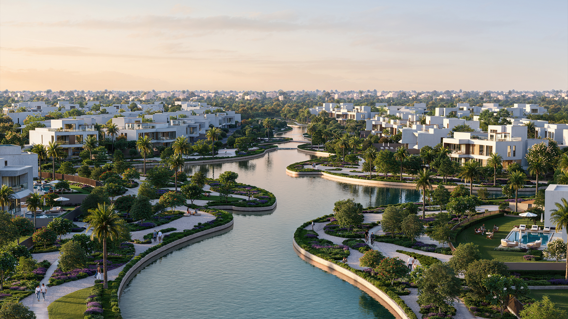 The Oasis by Emaar waterfront villa and mansion community in Dubailand