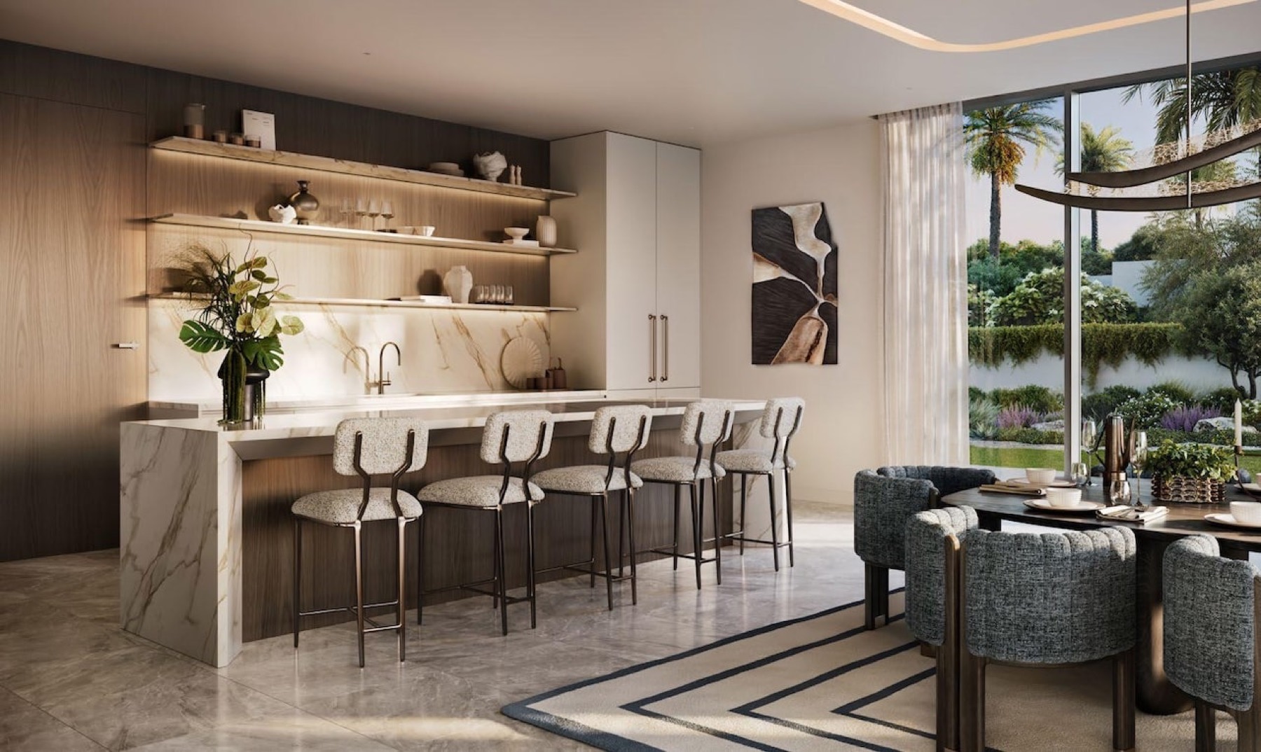Marèva villa kitchen interior