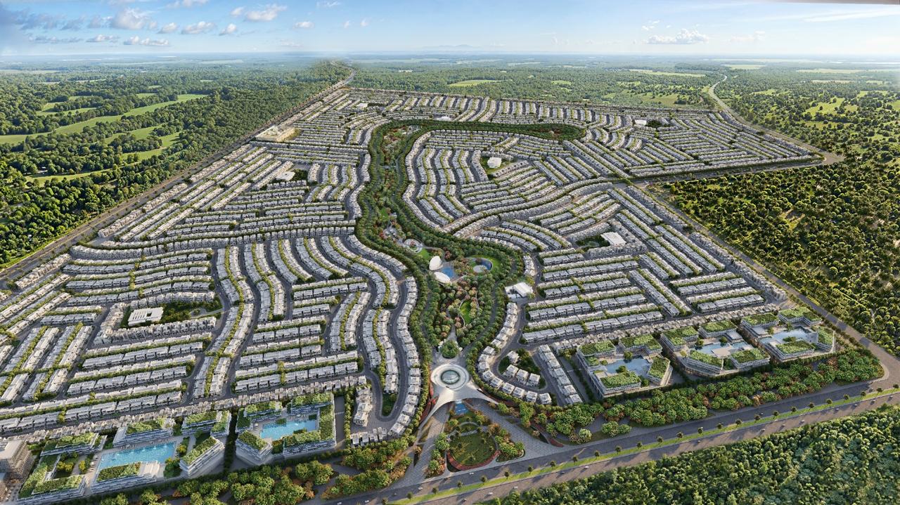 Azizi Florence masterplan aerial render