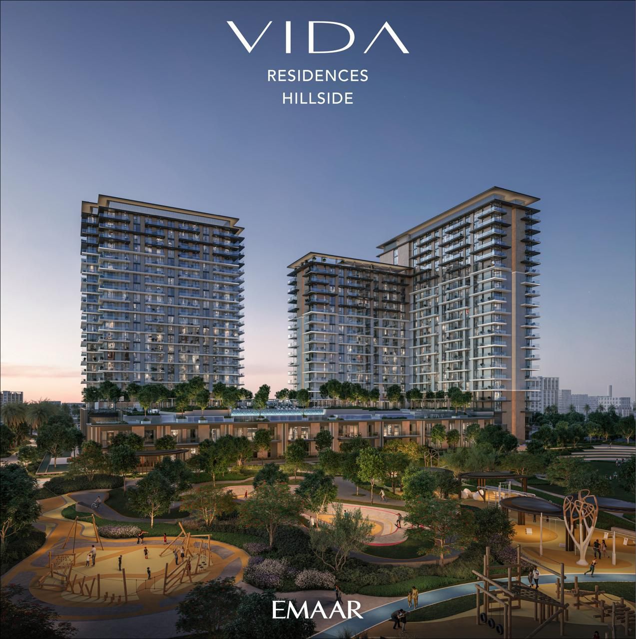 VIDA Hillside Park Dubai | 1-3BR Luxury Apartments