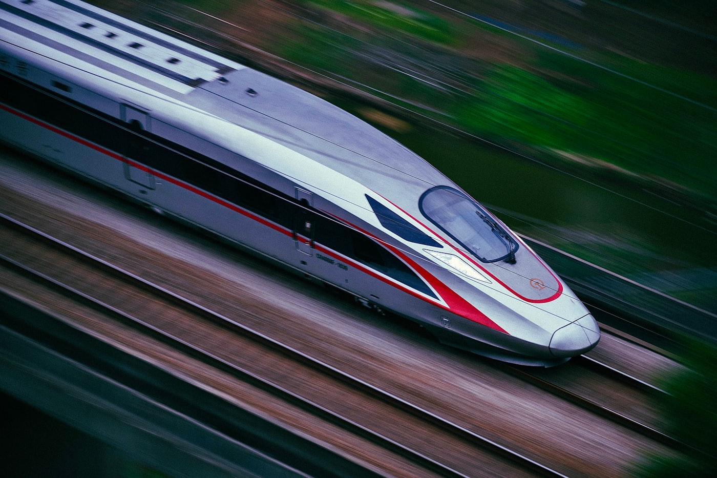 Etihad Rail high-speed passenger train at a UAE station 2026