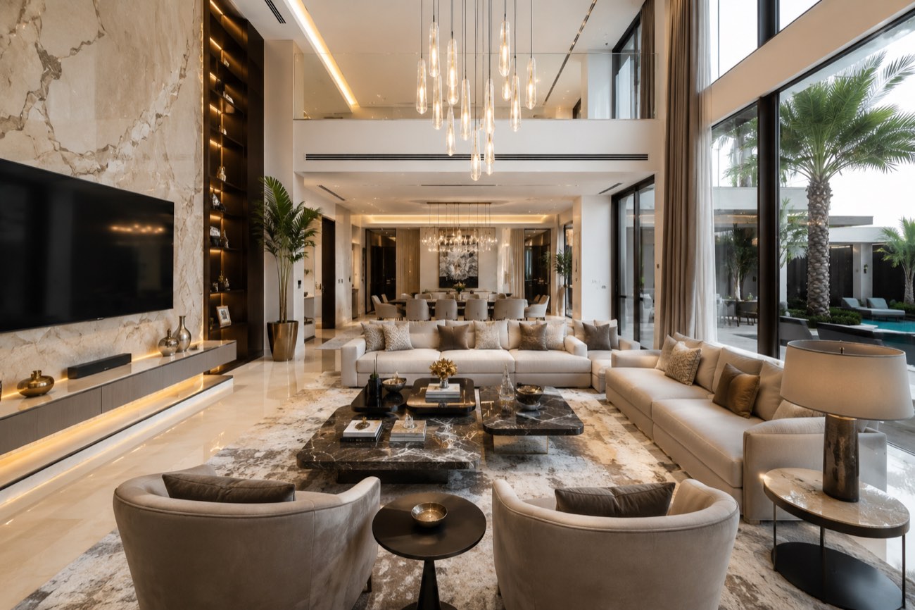 Modern Dubai apartment interior - Golden Visa eligible property