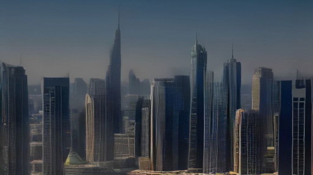 Completed ready residential towers in Dubai beside an off-plan construction site with cranes