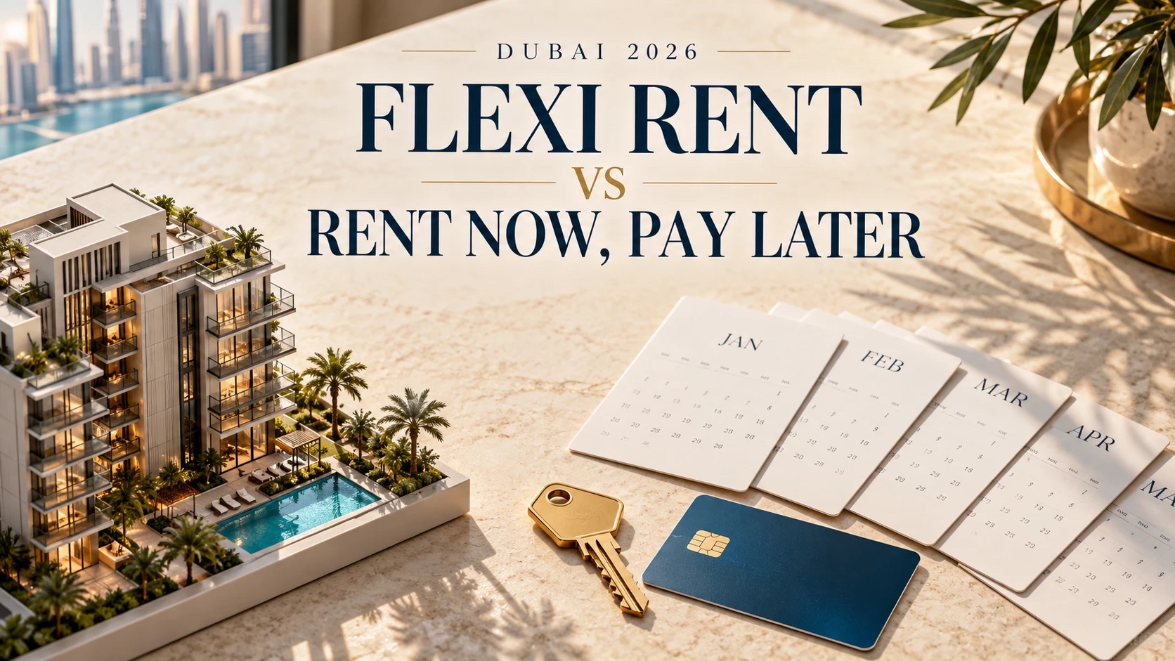 Dubai Flexi Rent vs Rent Now Pay Later 2026: Two New Ways to Pay Rent, Explained