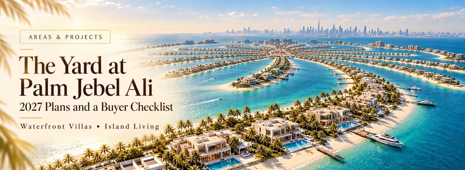 The Yard at Palm Jebel Ali waterfront villas