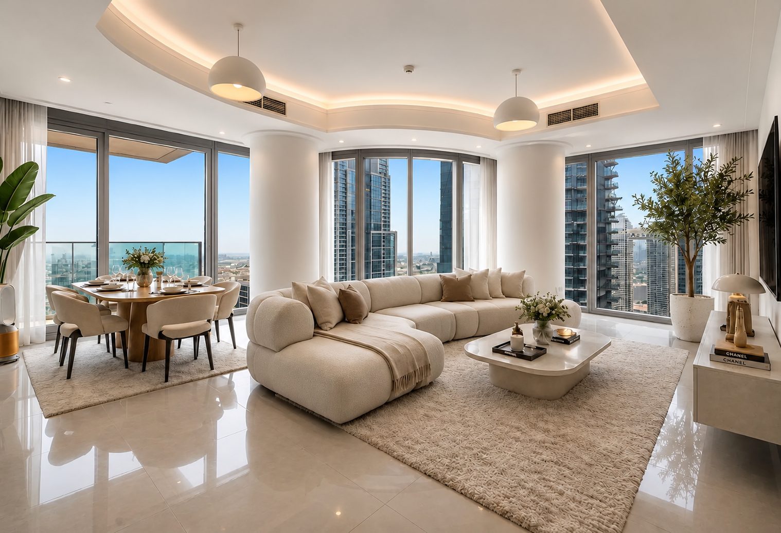 Elegant High-Floor Living | Furnished 2-Bedroom Apartment | Opera Grand Tower