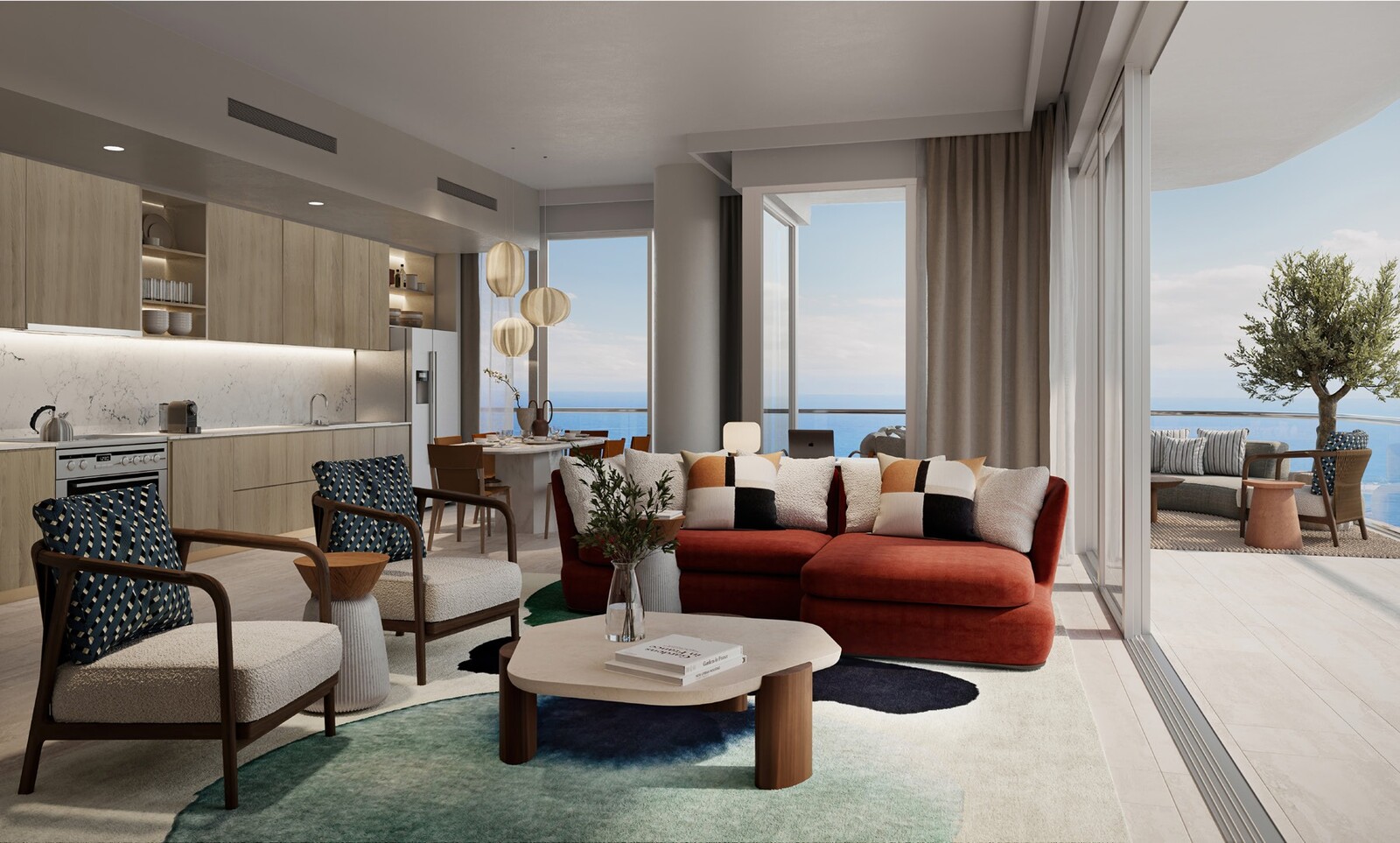 4 Bedroom Penthouse — Address Residences The Bay, Dubai Harbour - Dubai — photo 2